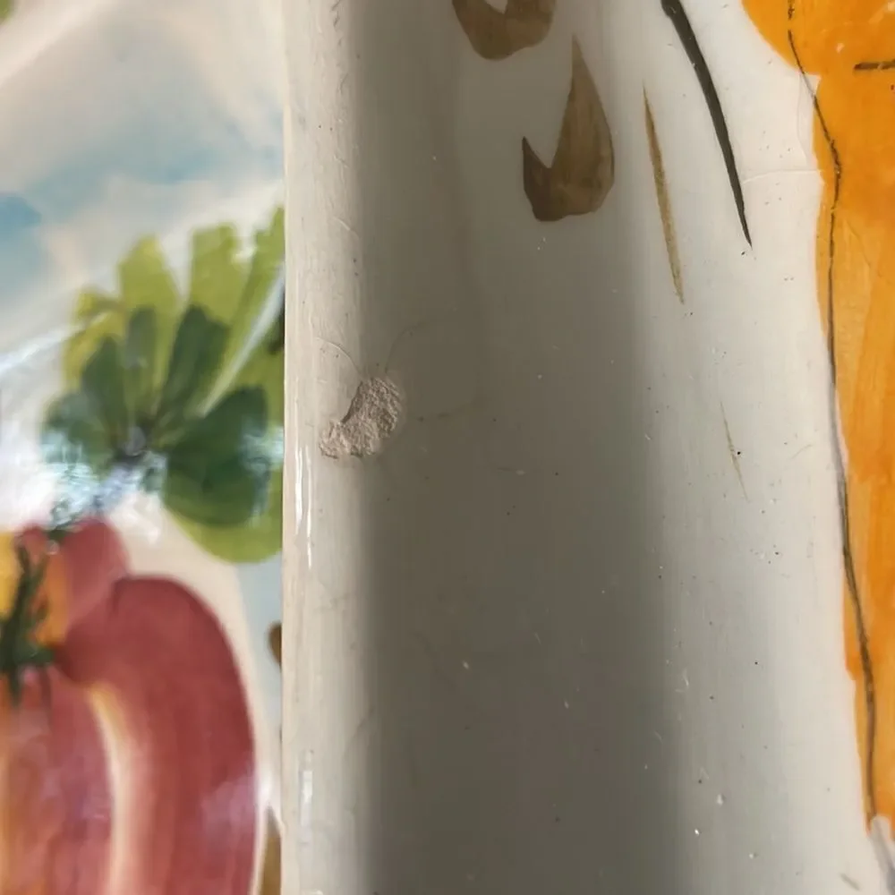 Source Unknown serving ceramic